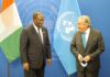 New York : Alassane Ouattara évoque l’arrestation des soldats ivoiriens au Mali avec Antonio Guteress