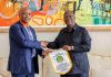 Le Chef de l’État a eu un entretien avec le Président de la Confédération Africaine de Football (CAF)