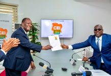 Présidentielle 2025 : Alassane Ouattara dépose officiellement son dossier de candidature à la CEI