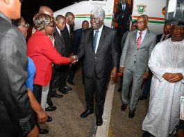 Le Premier ministre Robert Beugré Mambé à Conakry pour le lancement du méga projet de Simandou