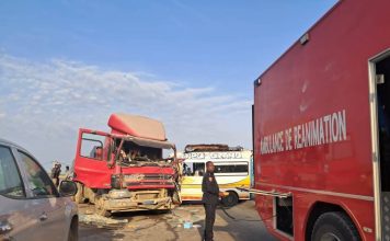 Collision entre un camion et un mini-car à Yopougon : six blessés dont trois graves sur l’Autoroute du Nord