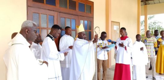 Consécration de la chapelle Catholique Saint Michel Archange à Akounougbé