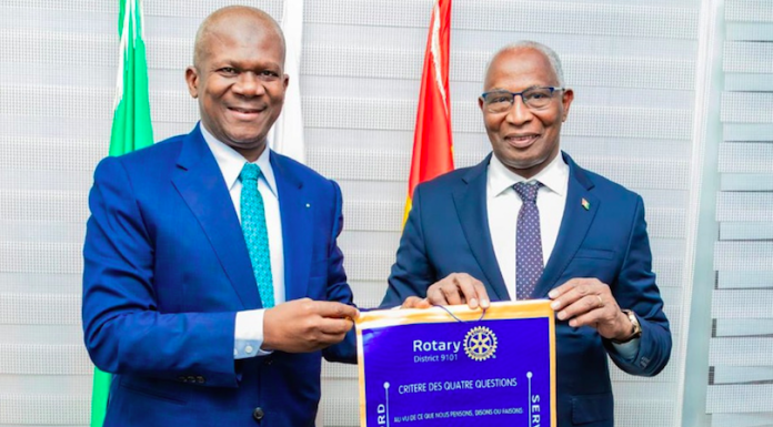 Rotary International : Le Gouverneur Abou-Bakar Ouattara rencontre le Premier Ministre de Guinée