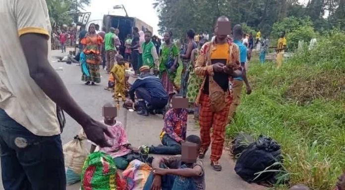 Axe Zoukougbeu-Guessabo : La sortie de route d’un car de transport fait un mort et plusieurs blessés graves dont 15 graves