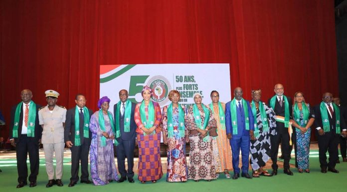 CEDEAO : Yamoussoukro accueille la caravane du Cinquantenaire