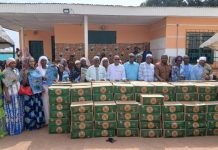 Carêmes chrétien et musulman : le RHDP de Bondoukou offre 15 tonnes de vivres à ses militants et aux villages