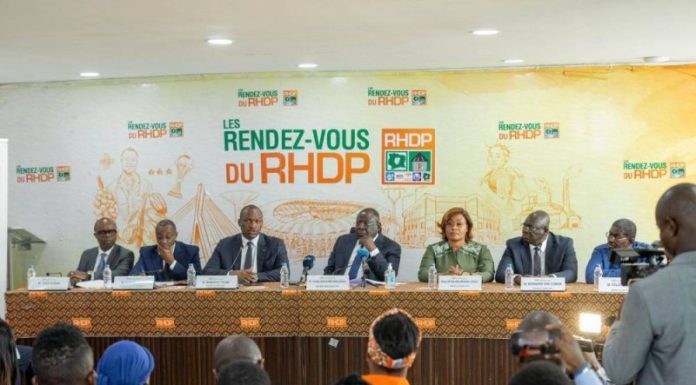 Le Rhdp renforce son action en mobilisant ses jeunes cadres