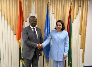Coopération : La Côte d’Ivoire et le Guyana officialisent leurs relations diplomatiques à New York