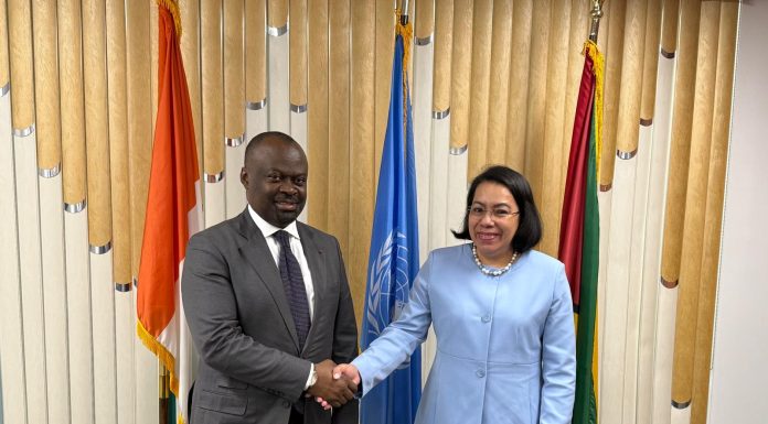 Coopération : La Côte d’Ivoire et le Guyana officialisent leurs relations diplomatiques à New York