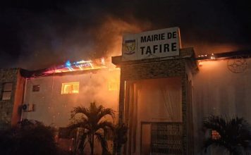 Mairie de Tafiré : un incendie nocturne cause d’importants dégâts matériels, sans faire de victimes