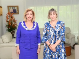Coopération ivoiro-italienne : Mme l’Ambassadrice d’Italie reçue par la Première Dame Dominique Ouattara