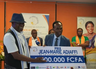 Prix Jean-Marie Adiaffi de la littérature ivoirienne : Tiburce Koffi sacré, la relève mise à l’honneur