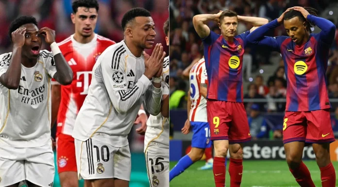 Ligue des champions : Barça et Real Madrid éliminés en quarts, le rêve de Clasico en finale s’envole