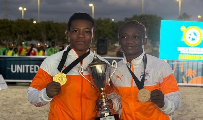 Lutte-Beach Wrestling-Championnats d’Afrique : Deux médailles d’or pour la Côte d’Ivoire