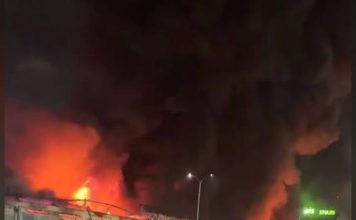 Koumassi : Un violent incendie ravage une partie du complexe China Mall