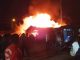 Man : Un violent incendie ravage plusieurs magasins d’appareils électroménagers au Grand marché