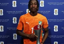 Côte d’Ivoire–Équateur : Yan Diomandé élu homme du match après une prestation aboutie
