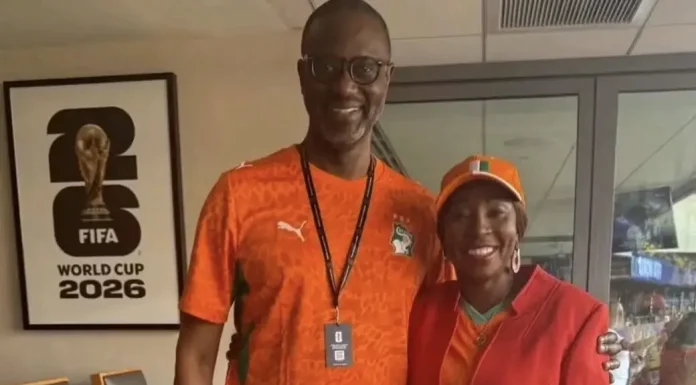 Côte d’Ivoire – Équateur : Tidjane Thiam et Kandia Camara côte à côte pour soutenir les Éléphants à Philadelphie